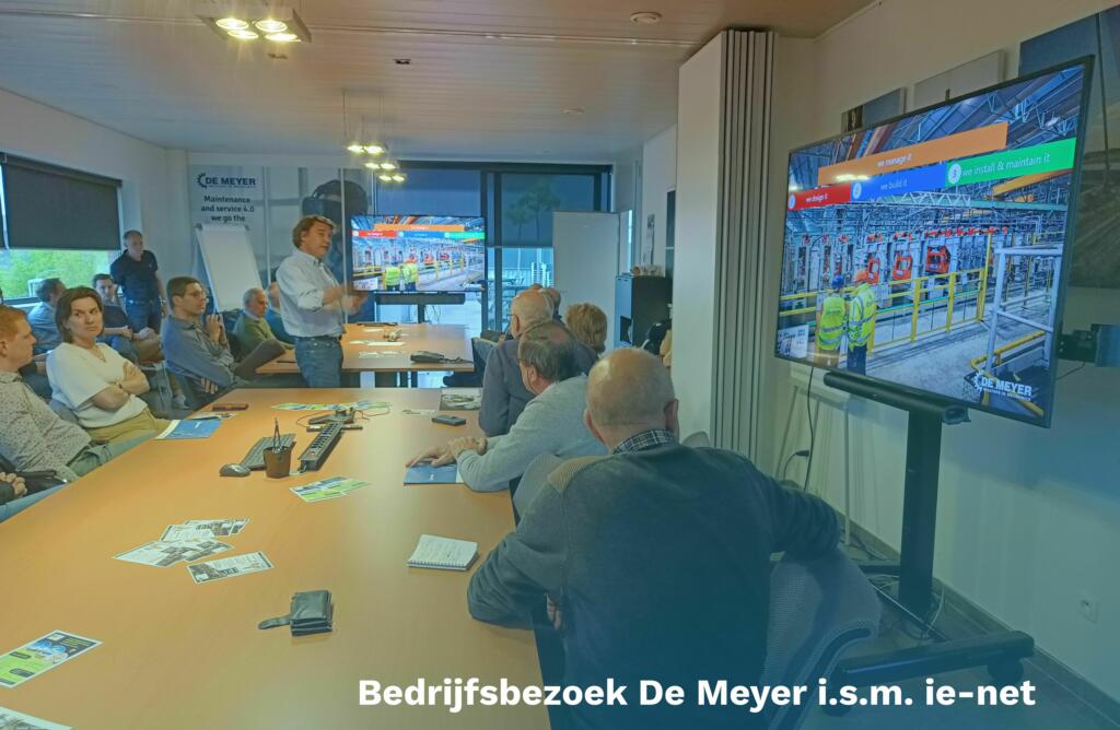 Bedrijfsbezoek De Meyer i s m IE net